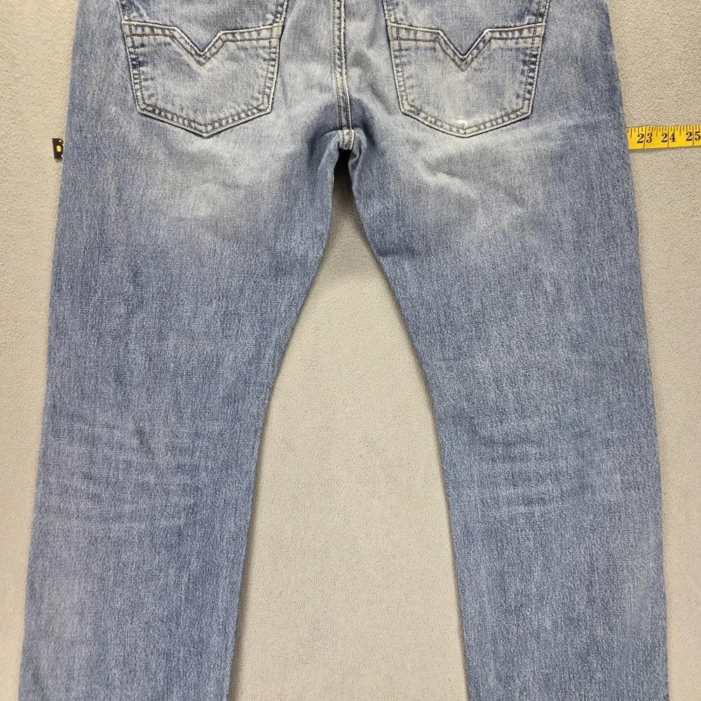 Diesel Jeans Mens 31x30 Blue Larkee Regular Straight Button Fly Italy 0800Z